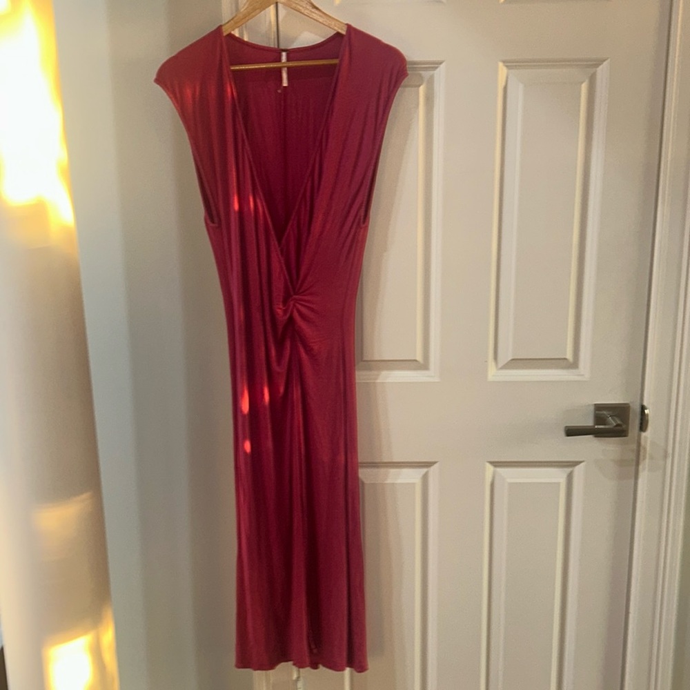 NWOT Free People MIDI Dress Size Large Z541
